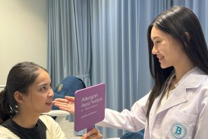 A scene from a pre-treatment consultation for Masseter Botox at Bibi Clinic