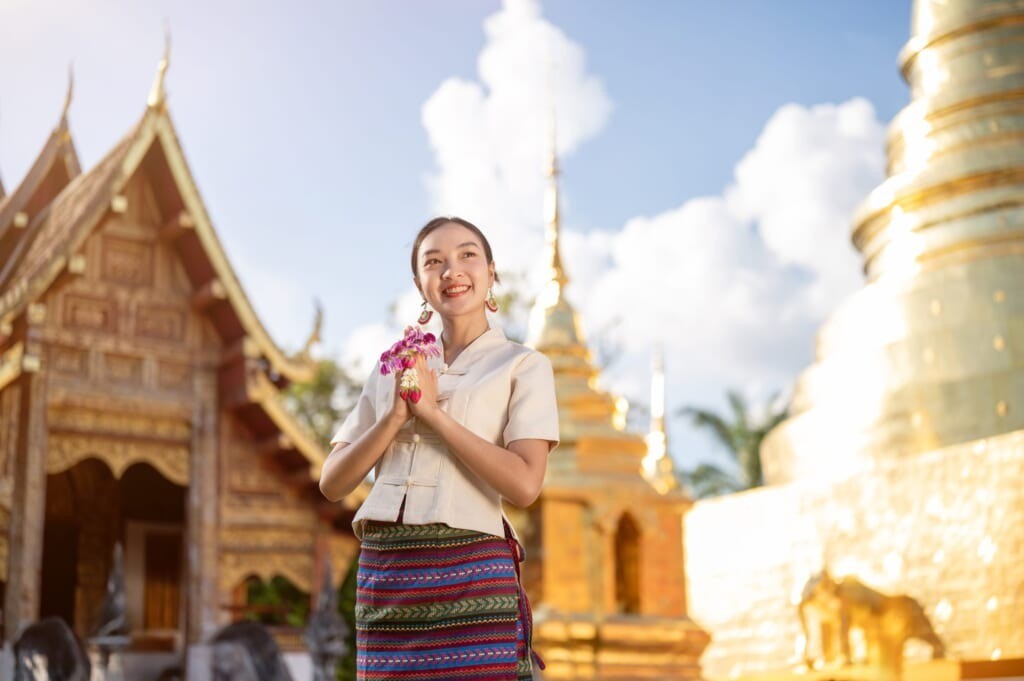 Woman exploring Bangkok