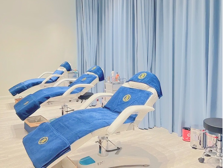 Interior view of Bibi Clinic offering laser hair removal services