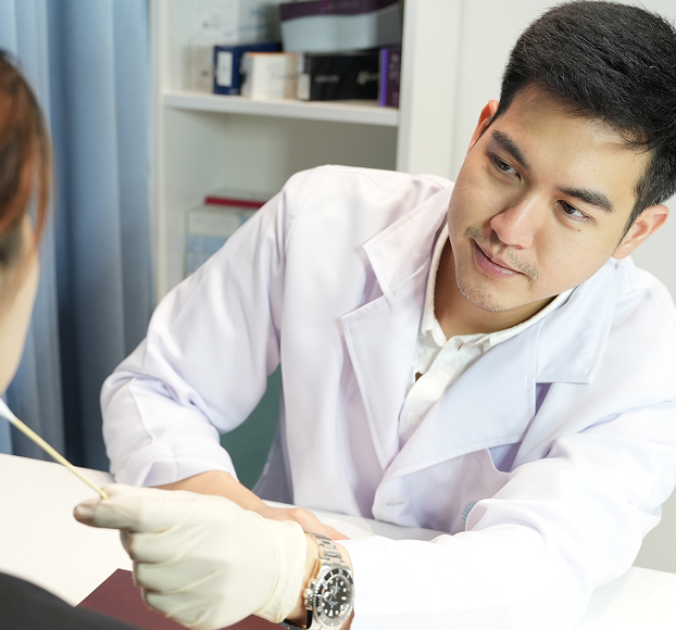 A counseling session at Bibi Clinic