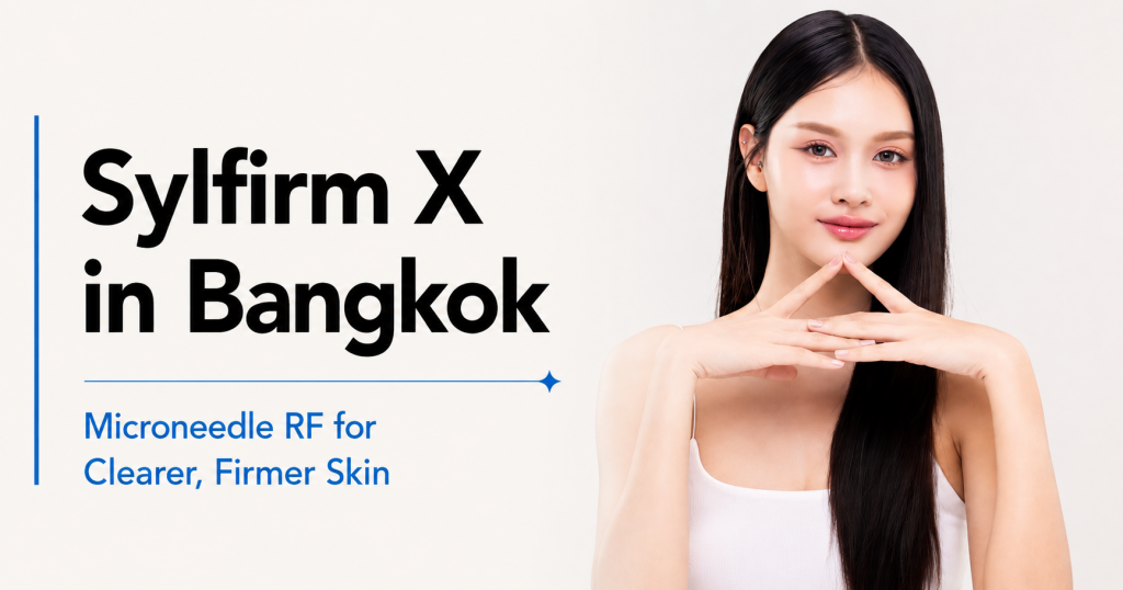 Sylfirm X RF microneedling treatment in Bangkok at Bibi Clinic for clearer and firmer-looking skin.